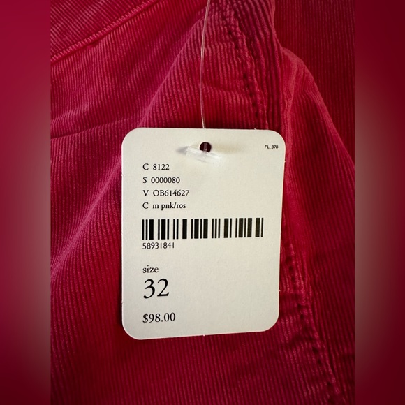 NWT Free People Just Float On Cord Flare in Fantasy Pink size 32 - Picture 5 of 8